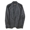 REISS Womens Black Classic Jacket S Polyester Blend Plain Button Closure