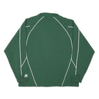 RUSSELL ATHLETIC Mens Green Basketball Sports Zip Jacket L Polyester Blend