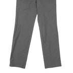 DOCKERS Womens Cotton Blend Grey Slim Straight Trousers W30 L29 Smart Casual
