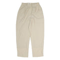 GRAM CORPORATION Mens Cotton Beige Regular Fit Straight Leg Trousers W26 L28