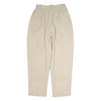 GRAM CORPORATION Mens Cotton Beige Regular Fit Straight Leg Trousers W26 L28