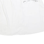 NIKE Womens White Polyester Blend Mini Skort Zip Pockets L Athletic Sports