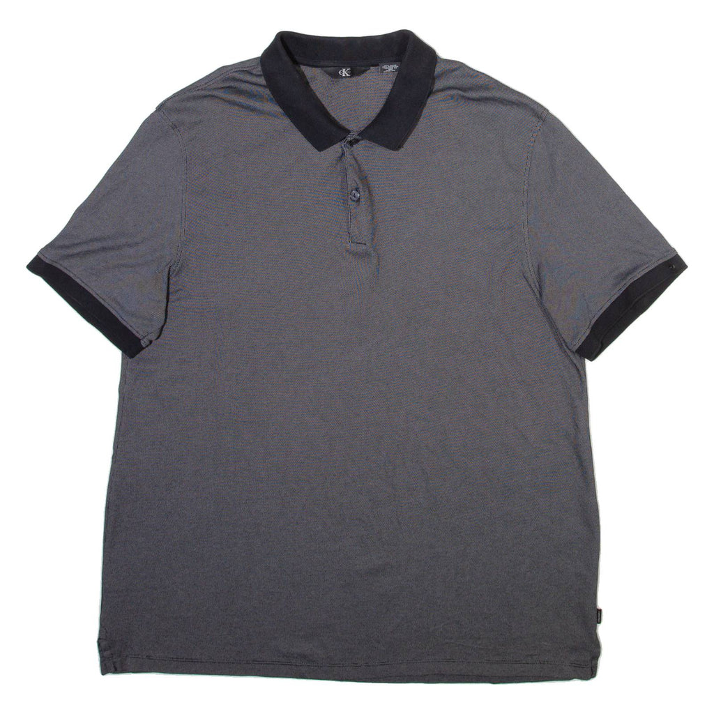 CALVIN KLEIN Mens Polo Shirt Grey XL