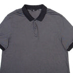 CALVIN KLEIN Mens Polo Shirt Grey XL