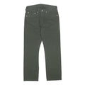 LEVI'S Mens Cotton Blend Dark Green Regular Fit Straight Leg Trousers W31 L27