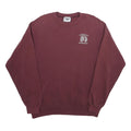 LEE Mens Maroon Danville Warriors Crew Neck L Cotton Blend Sweatshirt