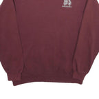 LEE Mens Maroon Danville Warriors Crew Neck L Cotton Blend Sweatshirt