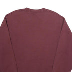 LEE Mens Maroon Danville Warriors Crew Neck L Cotton Blend Sweatshirt