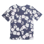 Womens Printed Blouse Blue Floral M