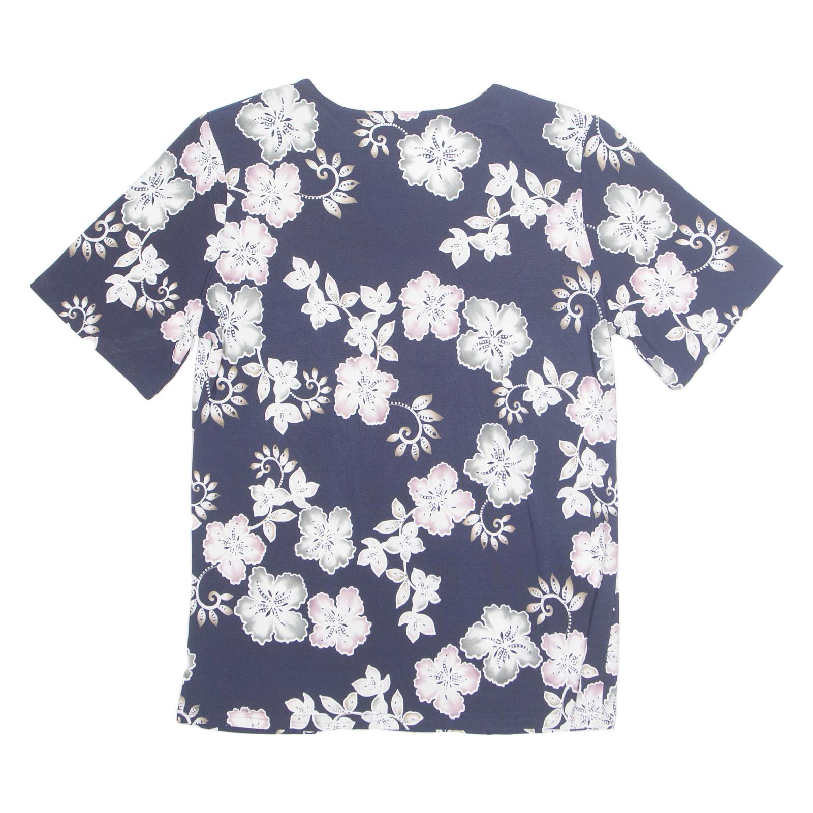 Womens Printed Blouse Blue Floral M