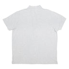 KAPPA Mens Grey Short Sleeve Plain 2XL Cotton Blend Polo Shirt Casual