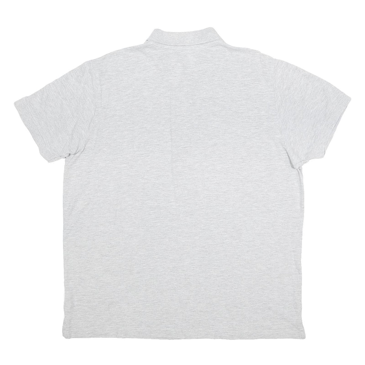 KAPPA Mens Grey Short Sleeve Plain 2XL Cotton Blend Polo Shirt Casual