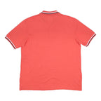 KAPPA Mens Red Short Sleeve Classic Polo Shirt 2XL Cotton Blend Casual