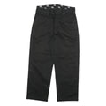 DICKIES Mens Cotton Blend Black Regular Straight Trousers W30 L26 Workwear Zip
