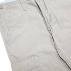 CARHARTT Womens Beige Slim Cargo Trousers W25 L32 Cotton Zip Pocket Utility
