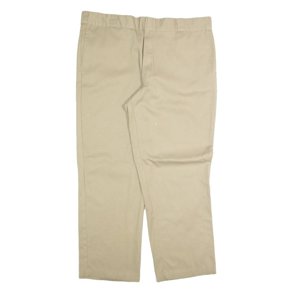 DICKIES Chino Mens Trousers Beige Regular Straight W38 L30