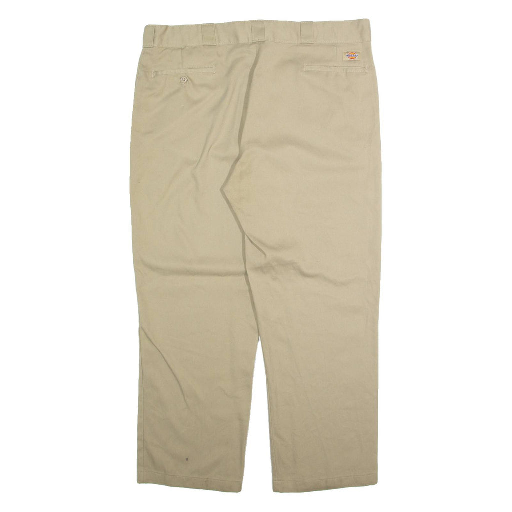 DICKIES Chino Mens Trousers Beige Regular Straight W38 L30