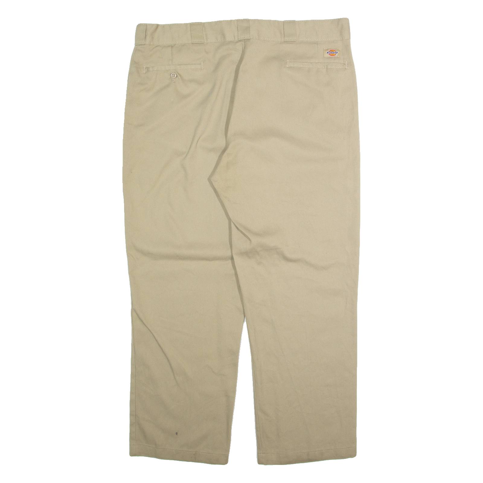 DICKIES Chino Mens Trousers Beige Regular Straight W38 L30