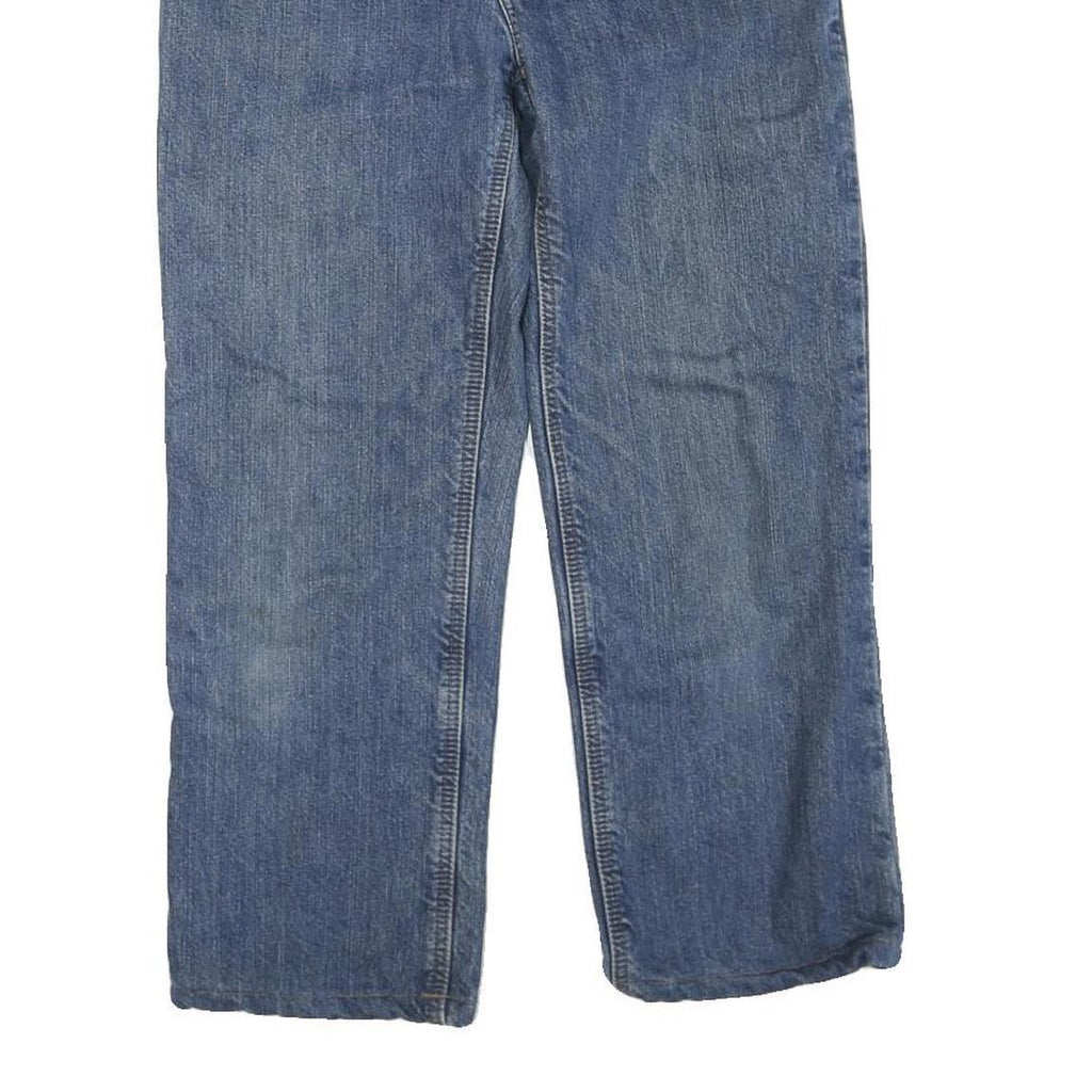 CARHARTT Womens Blue Regular Straight Denim Medium W28 L25 Zip Cotton Blend