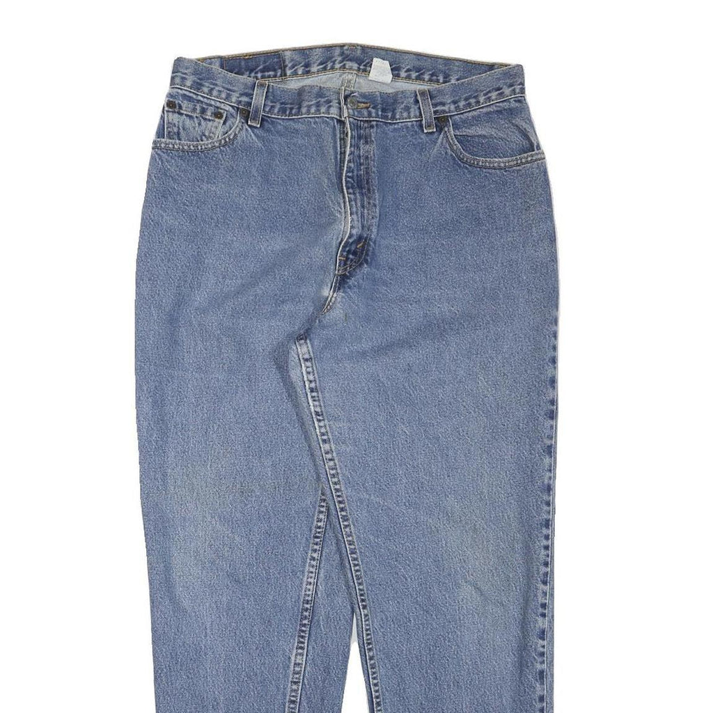 LEVI'S Womens Jeans Blue Relaxed Straight Denim Medium W32 L29 Casual Zip
