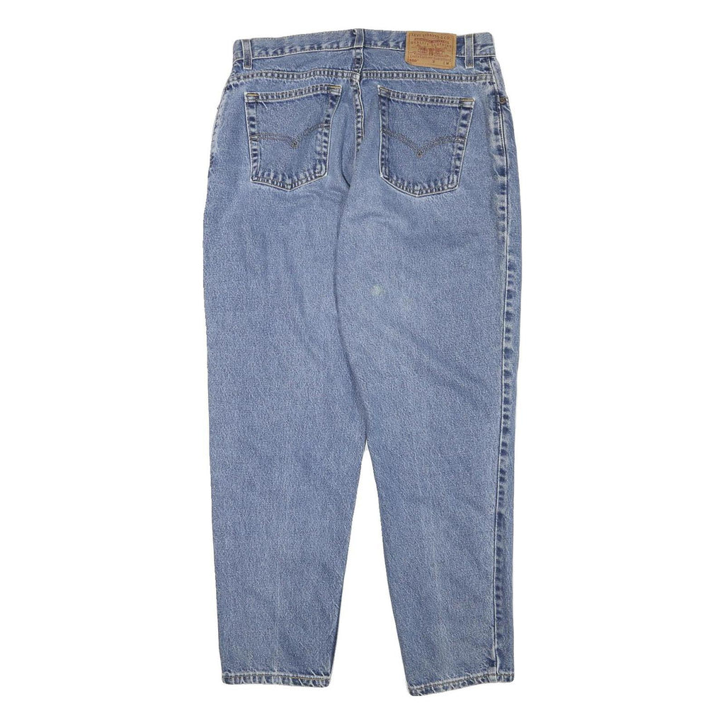 LEVI'S Womens Jeans Blue Relaxed Straight Denim Medium W32 L29 Casual Zip