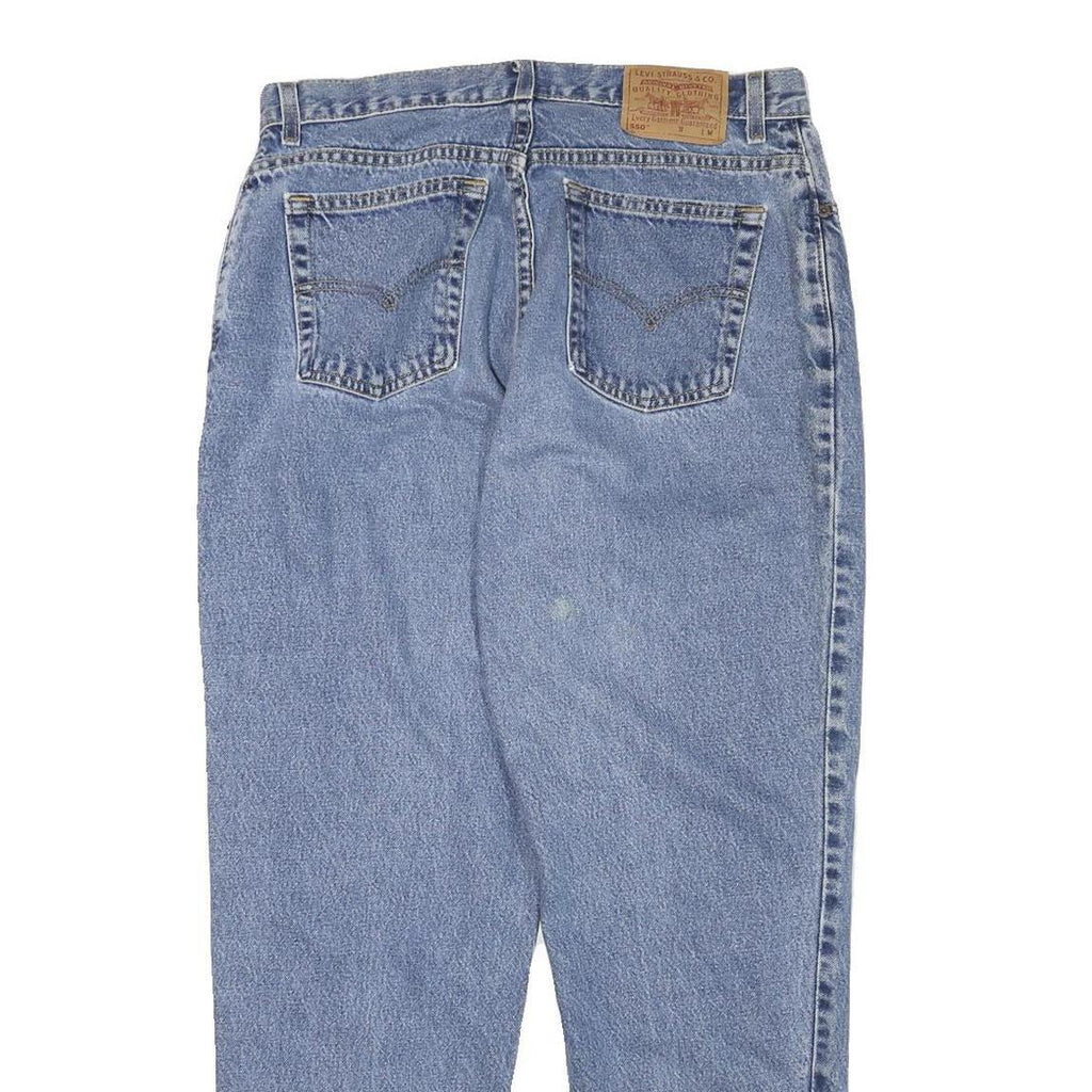 LEVI'S Womens Jeans Blue Relaxed Straight Denim Medium W32 L29 Casual Zip