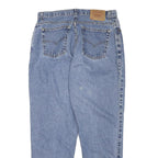 LEVI'S Womens Jeans Blue Relaxed Straight Denim Medium W32 L29 Casual Zip