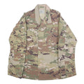 Insect Shield Mens Green & Brown Camouflage Military Jacket S Cotton Blend