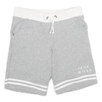 JACK WILLS Womens Shorts Grey Sporty Logo XS W30 Casual Cotton Blend Drawstring