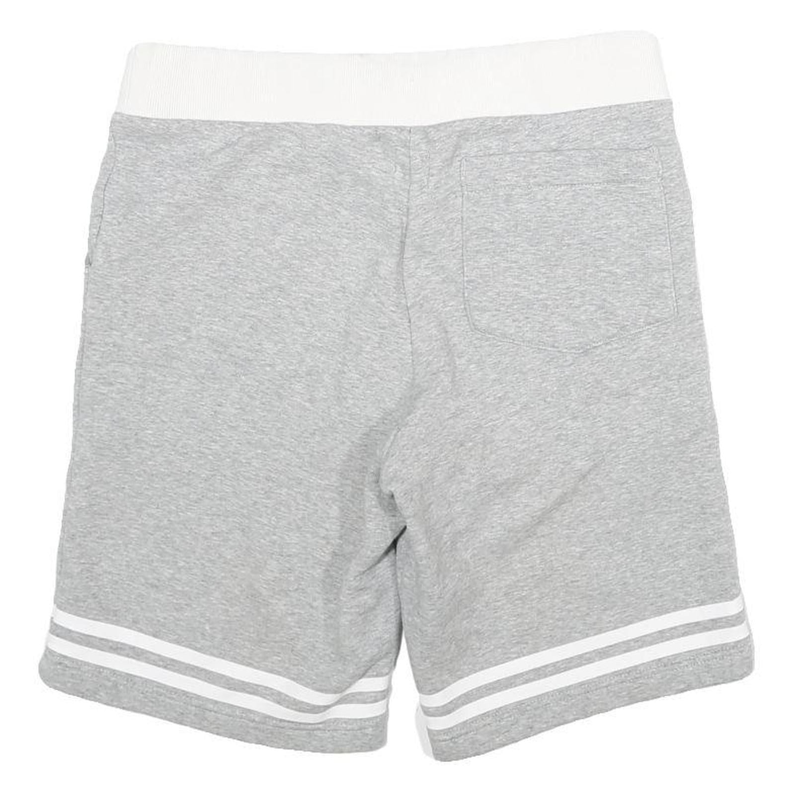 JACK WILLS Womens Shorts Grey Sporty Logo XS W30 Casual Cotton Blend Drawstring