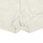 Womens Cream Cotton Blend Casual Shorts M W30 Summer Wear Comfortable Fit