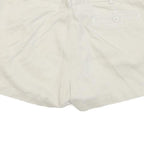Womens Cream Cotton Blend Casual Shorts M W30 Summer Wear Comfortable Fit