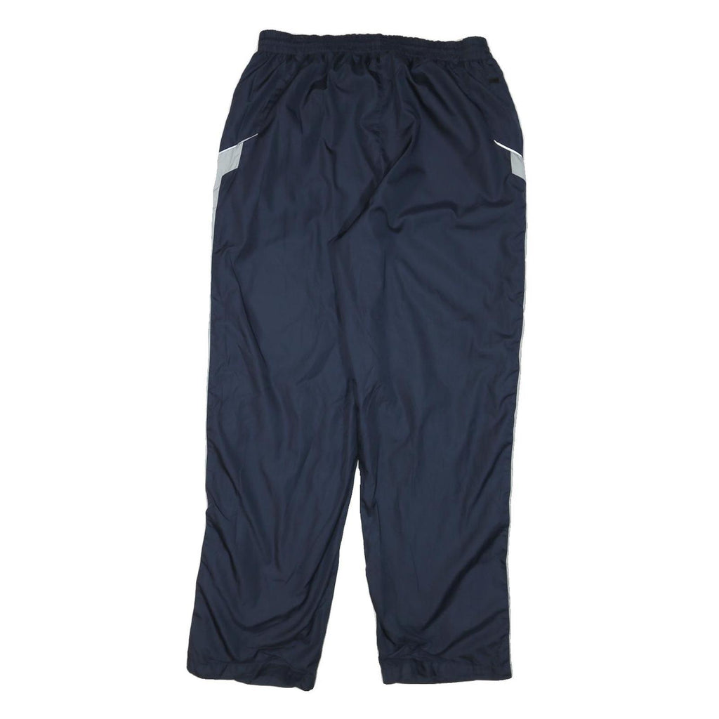 CHAMPION Mens Joggers Navy Blue White Stripe Regular Tapered L W32 L31 Sport