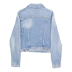 LEVI'S Womens Blue Denim Jacket S Cotton Classic Button Closure Casual