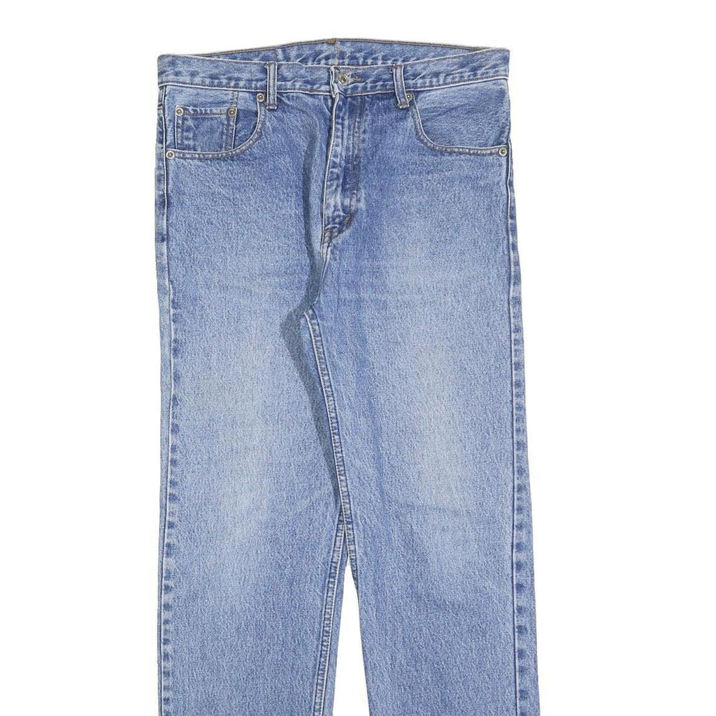 LEVI'S 505 Mens Jeans Blue Regular Straight Denim Medium W33 L31 Zip Cotton