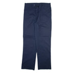 DICKIES Mens Trousers Blue Regular Straight W38 L34
