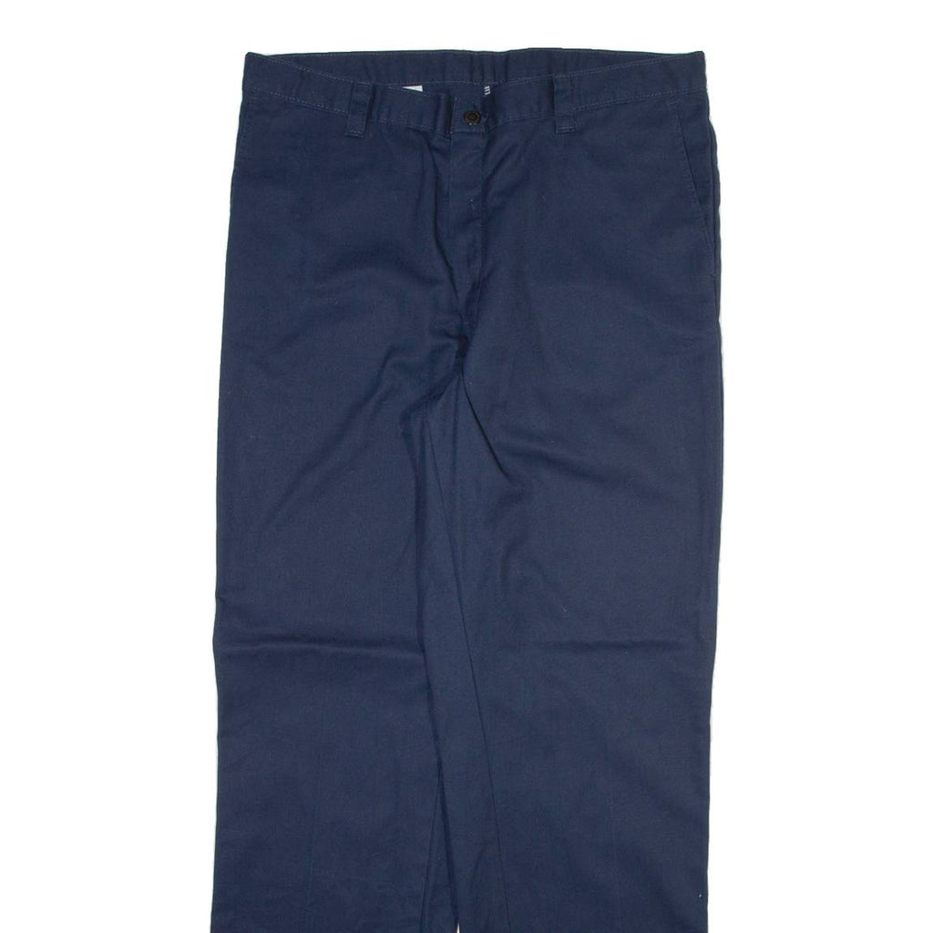 DICKIES Mens Trousers Blue Regular Straight W38 L34