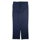 DICKIES Mens Trousers Blue Regular Straight W38 L34