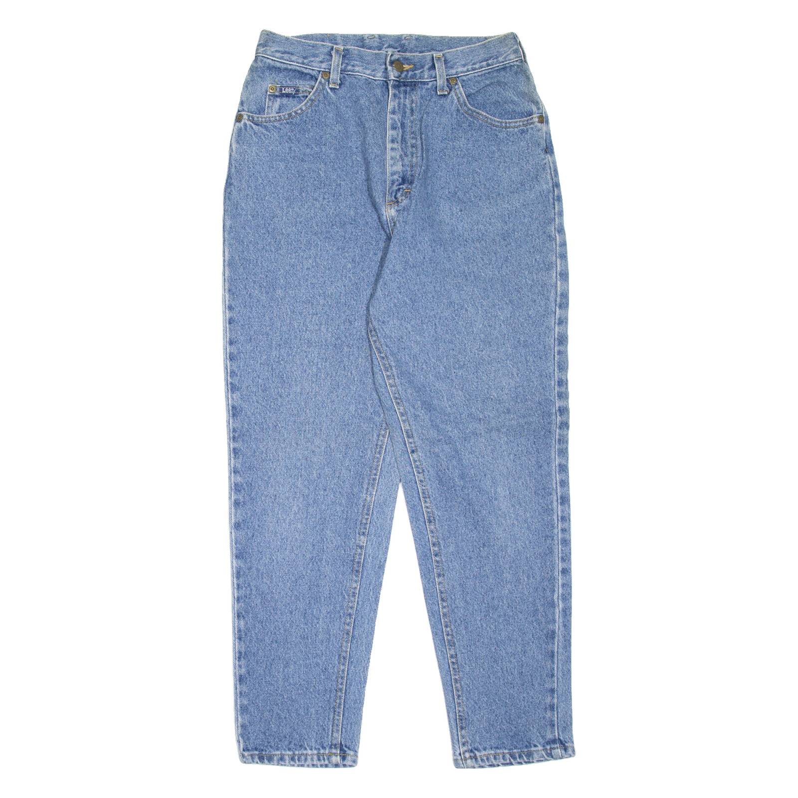 LEE Womens Jeans Blue Regular Mom W27 L27