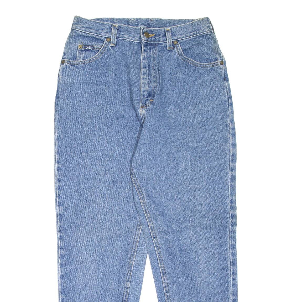 LEE Womens Jeans Blue Regular Mom W27 L27