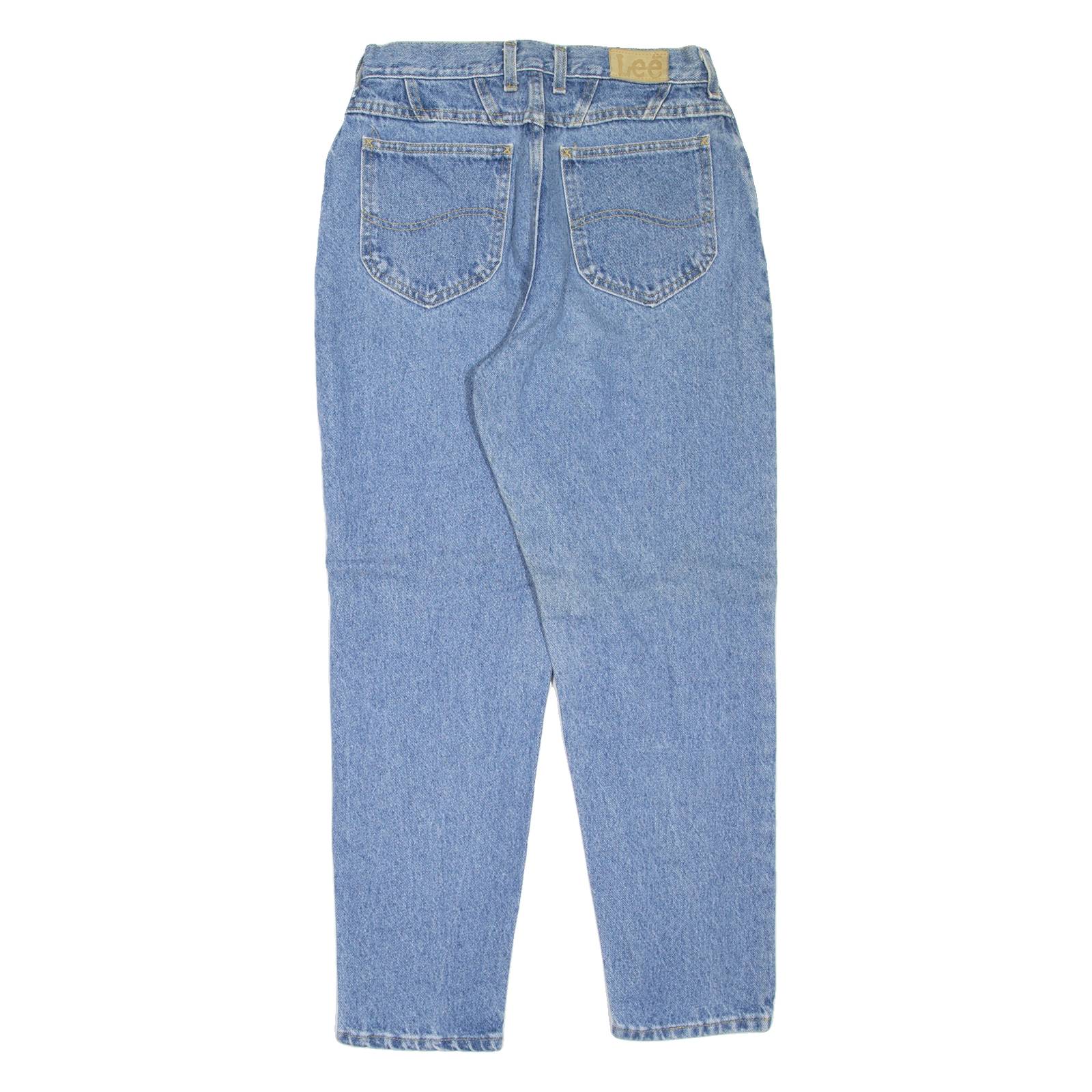 LEE Womens Jeans Blue Regular Mom W27 L27