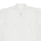 Womens Printed Blouse Beige Long Sleeve Spotted L