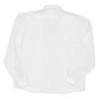 Womens Printed Blouse Beige Long Sleeve Spotted L