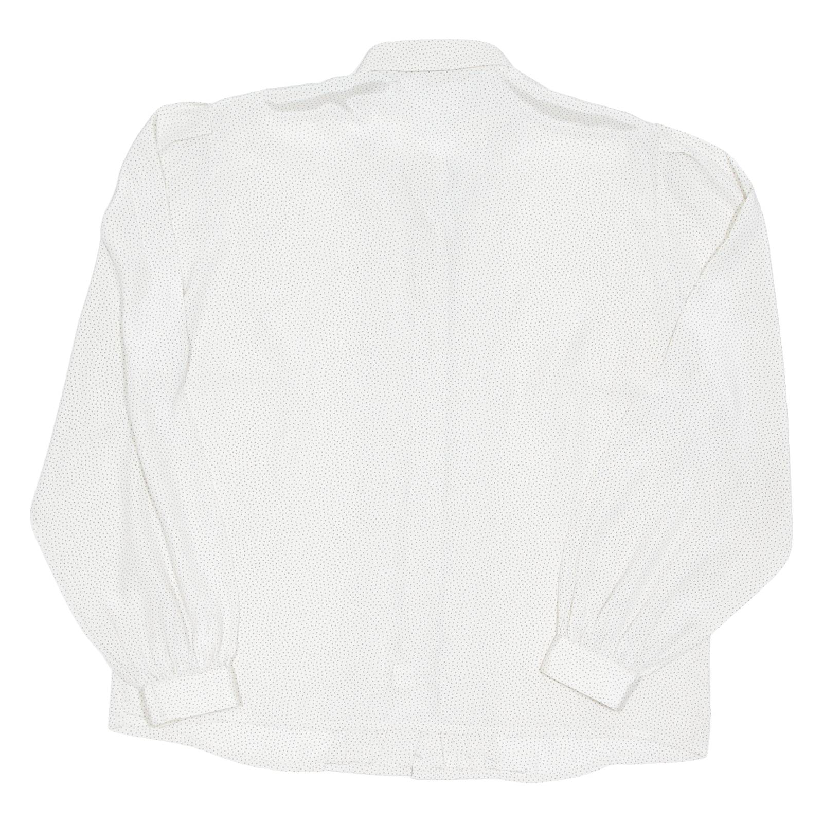 Womens Printed Blouse Beige Long Sleeve Spotted L