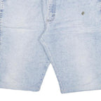 WRANGLER Mens Shorts Blue Denim Casual XL W34 Cotton Blend Light Wash