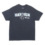 STEWART HAAS Mens Black Kevin Harvick 4 Racing Graphic T-Shirt L Crew Neck Short