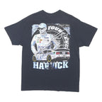 STEWART HAAS Mens Black Kevin Harvick 4 Racing Graphic T-Shirt L Crew Neck Short