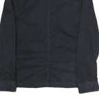 G-STAR Mens Black Slim Jacket M Cotton Blend Zip Chest Pockets Casual Outerwear