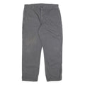 DICKIES Mens Cotton Blend Relaxed Grey Workwear Trousers W40 L32 Utility