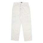 BIG STAR Mens Cotton Blend Beige Relaxed Straight Trousers W34 L30 Cargo Pockets
